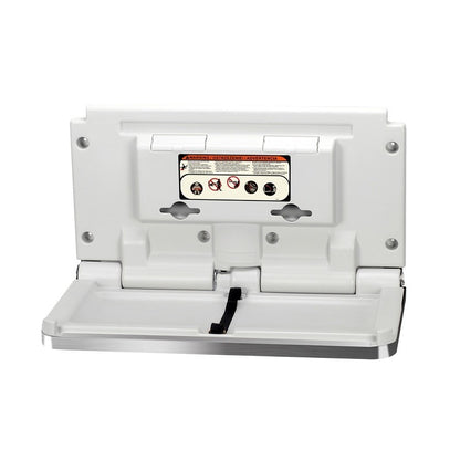 Safe Hands Horizontal Baby Changing Unit Brushed Stainless Steel