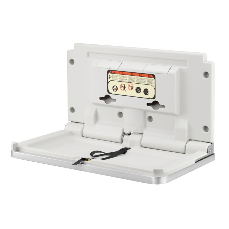 Safe Hands Horizontal Baby Changing Unit Brushed Stainless Steel